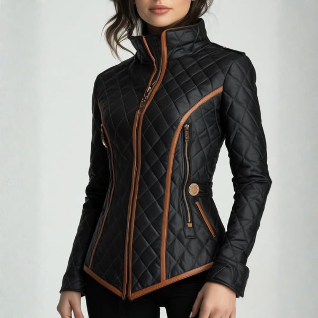 Lillian | Diamantquiltad Fodrad Jacka