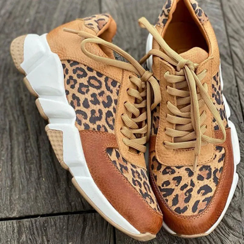 Ember | Bekväma Leopard Sneakers