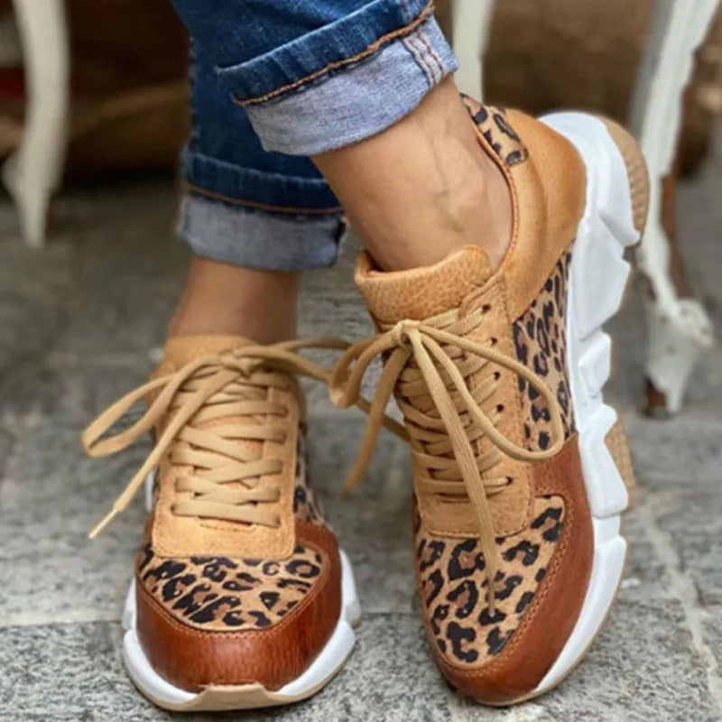 Ember | Bekväma Leopard Sneakers