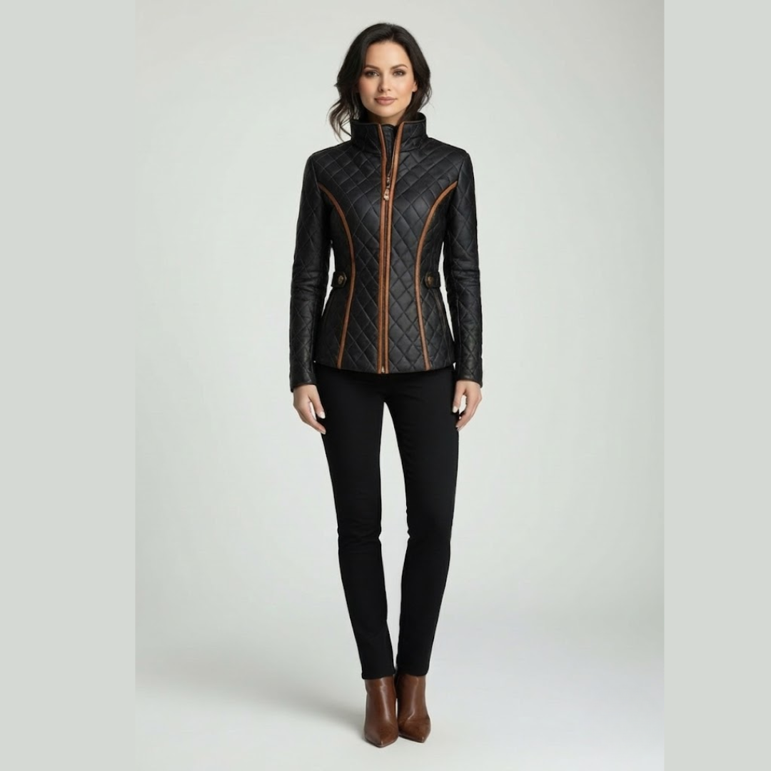 Lillian | Diamantquiltad Fodrad Jacka