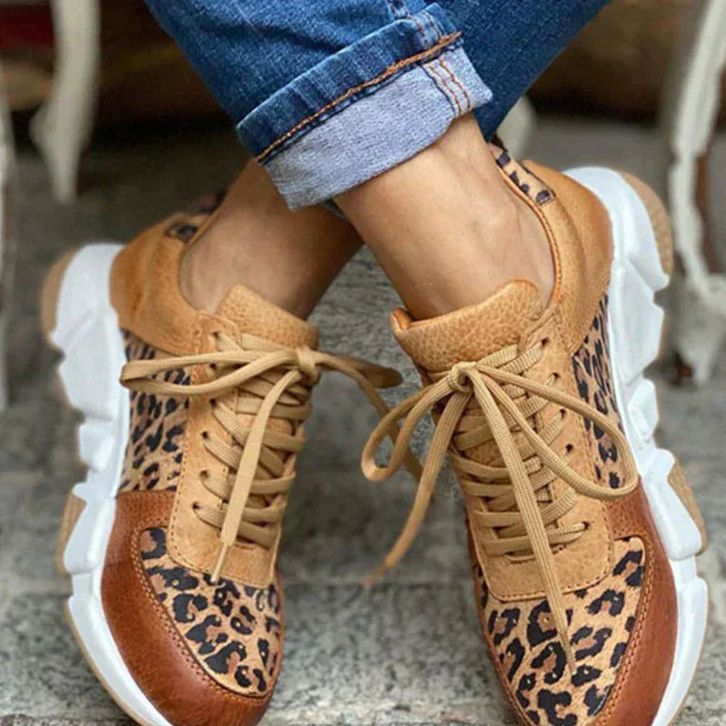 Ember | Bekväma Leopard Sneakers