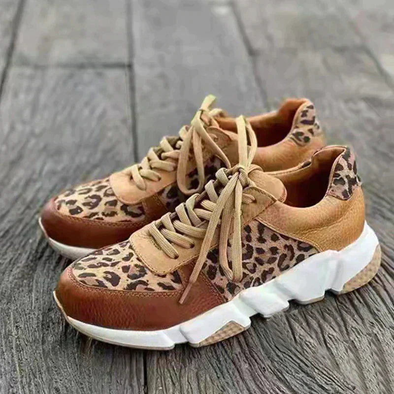 Ember | Bekväma Leopard Sneakers