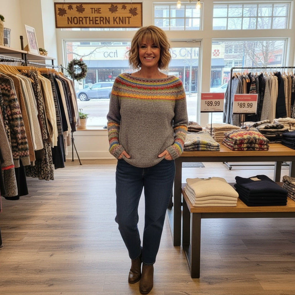 Murgröna | Mysig vintagevintertröja